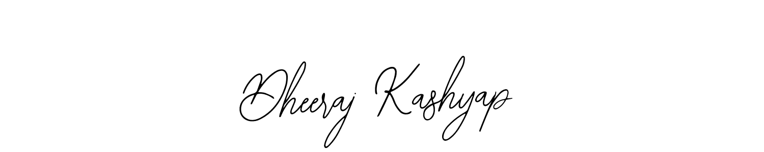How to make Dheeraj Kashyap name signature. Use Bearetta-2O07w style for creating short signs online. This is the latest handwritten sign. Dheeraj Kashyap signature style 12 images and pictures png