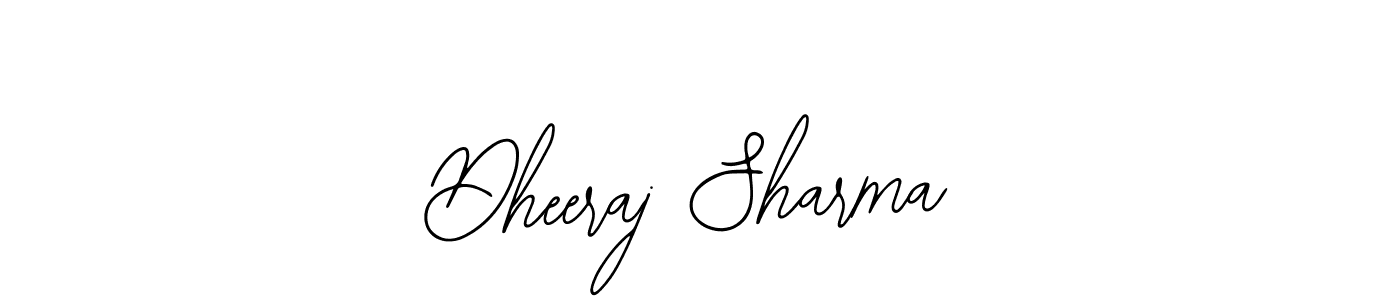 How to Draw Dheeraj Sharma signature style? Bearetta-2O07w is a latest design signature styles for name Dheeraj Sharma. Dheeraj Sharma signature style 12 images and pictures png