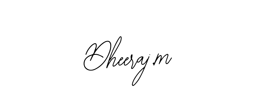 Make a beautiful signature design for name Dheeraj.m. Use this online signature maker to create a handwritten signature for free. Dheeraj.m signature style 12 images and pictures png