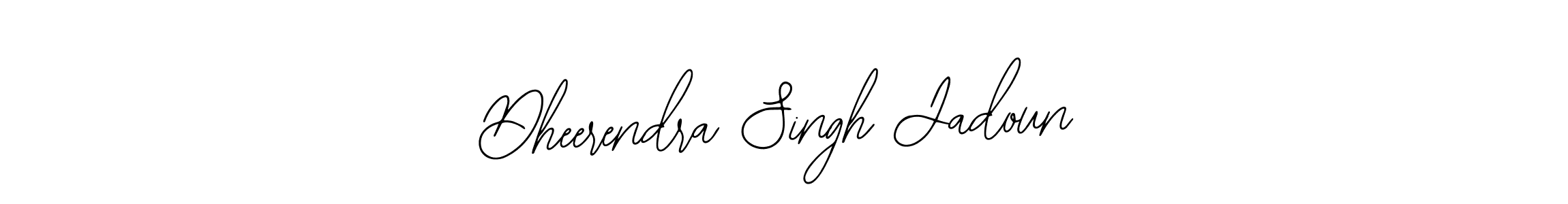 Use a signature maker to create a handwritten signature online. With this signature software, you can design (Bearetta-2O07w) your own signature for name Dheerendra Singh Jadoun. Dheerendra Singh Jadoun signature style 12 images and pictures png