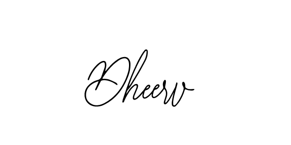 Design your own signature with our free online signature maker. With this signature software, you can create a handwritten (Bearetta-2O07w) signature for name Dheerv. Dheerv signature style 12 images and pictures png