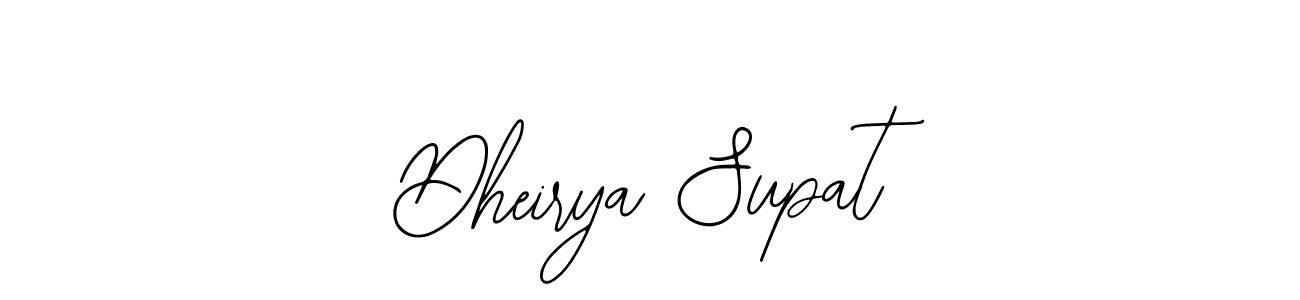 Use a signature maker to create a handwritten signature online. With this signature software, you can design (Bearetta-2O07w) your own signature for name Dheirya Supat. Dheirya Supat signature style 12 images and pictures png