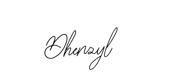 Also You can easily find your signature by using the search form. We will create Dhenzyl name handwritten signature images for you free of cost using Bearetta-2O07w sign style. Dhenzyl signature style 12 images and pictures png