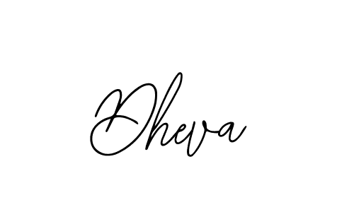 Use a signature maker to create a handwritten signature online. With this signature software, you can design (Bearetta-2O07w) your own signature for name Dheva. Dheva signature style 12 images and pictures png