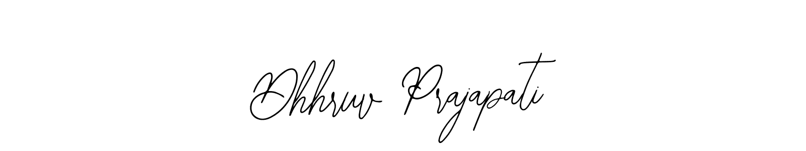 Similarly Bearetta-2O07w is the best handwritten signature design. Signature creator online .You can use it as an online autograph creator for name Dhhruv Prajapati. Dhhruv Prajapati signature style 12 images and pictures png