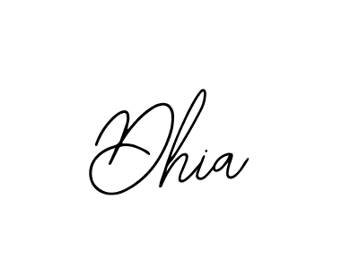 Create a beautiful signature design for name Dhia. With this signature (Bearetta-2O07w) fonts, you can make a handwritten signature for free. Dhia signature style 12 images and pictures png