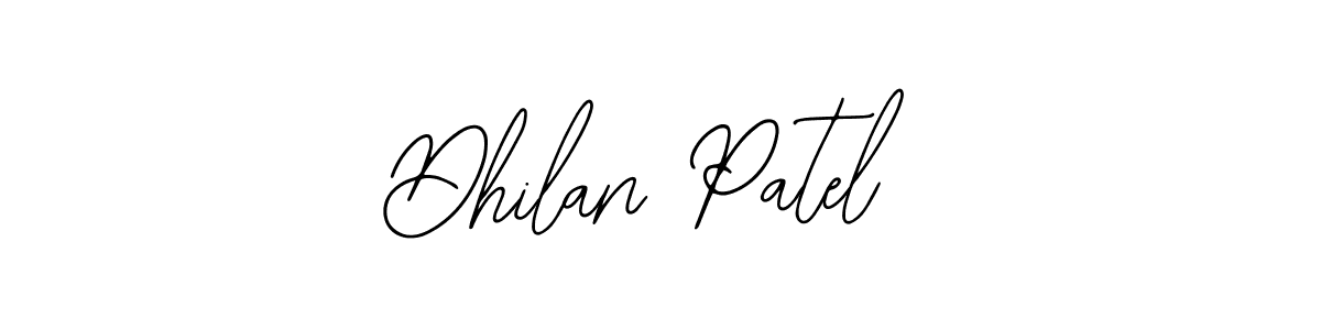 How to make Dhilan Patel name signature. Use Bearetta-2O07w style for creating short signs online. This is the latest handwritten sign. Dhilan Patel signature style 12 images and pictures png