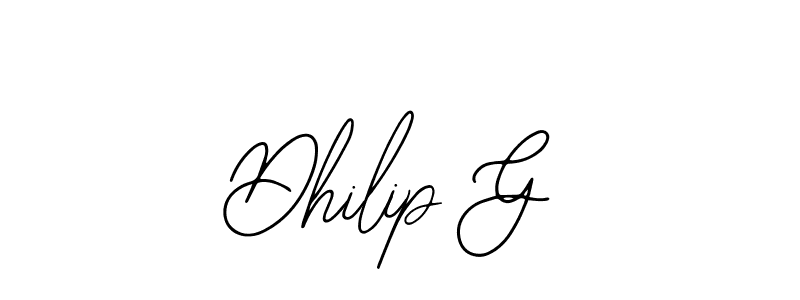 This is the best signature style for the Dhilip G name. Also you like these signature font (Bearetta-2O07w). Mix name signature. Dhilip G signature style 12 images and pictures png