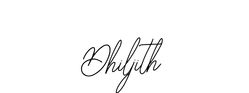 Also You can easily find your signature by using the search form. We will create Dhiljith name handwritten signature images for you free of cost using Bearetta-2O07w sign style. Dhiljith signature style 12 images and pictures png