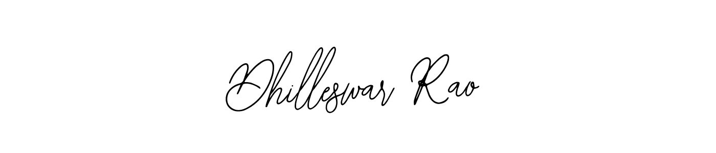 Similarly Bearetta-2O07w is the best handwritten signature design. Signature creator online .You can use it as an online autograph creator for name Dhilleswar Rao. Dhilleswar Rao signature style 12 images and pictures png