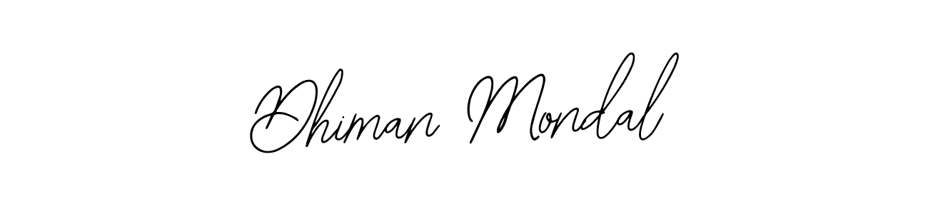 Design your own signature with our free online signature maker. With this signature software, you can create a handwritten (Bearetta-2O07w) signature for name Dhiman Mondal. Dhiman Mondal signature style 12 images and pictures png