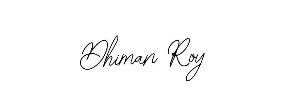 Create a beautiful signature design for name Dhiman Roy. With this signature (Bearetta-2O07w) fonts, you can make a handwritten signature for free. Dhiman Roy signature style 12 images and pictures png