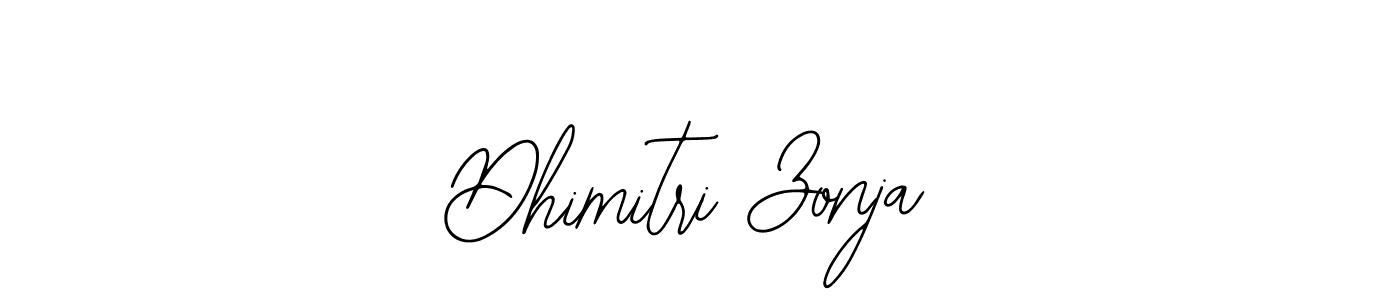 Make a short Dhimitri Zonja signature style. Manage your documents anywhere anytime using Bearetta-2O07w. Create and add eSignatures, submit forms, share and send files easily. Dhimitri Zonja signature style 12 images and pictures png