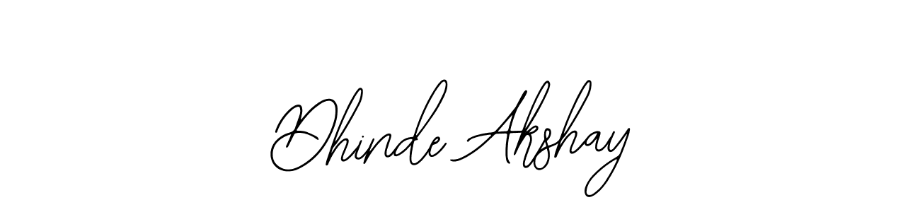 Also we have Dhinde Akshay name is the best signature style. Create professional handwritten signature collection using Bearetta-2O07w autograph style. Dhinde Akshay signature style 12 images and pictures png