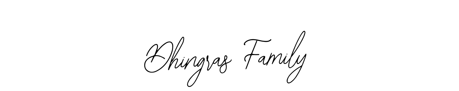 Dhingras Family stylish signature style. Best Handwritten Sign (Bearetta-2O07w) for my name. Handwritten Signature Collection Ideas for my name Dhingras Family. Dhingras Family signature style 12 images and pictures png