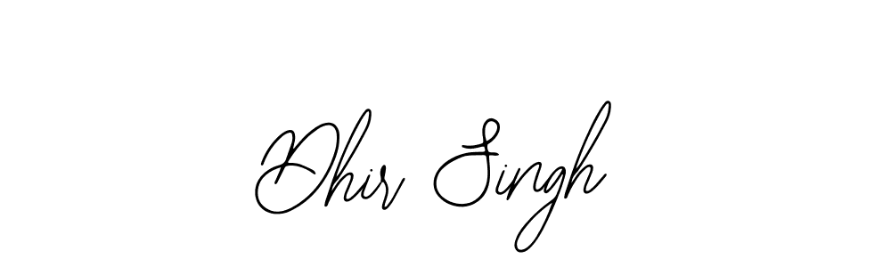 Bearetta-2O07w is a professional signature style that is perfect for those who want to add a touch of class to their signature. It is also a great choice for those who want to make their signature more unique. Get Dhir Singh name to fancy signature for free. Dhir Singh signature style 12 images and pictures png