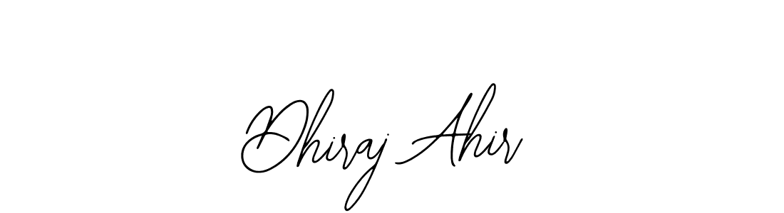 See photos of Dhiraj Ahir official signature by Spectra . Check more albums & portfolios. Read reviews & check more about Bearetta-2O07w font. Dhiraj Ahir signature style 12 images and pictures png