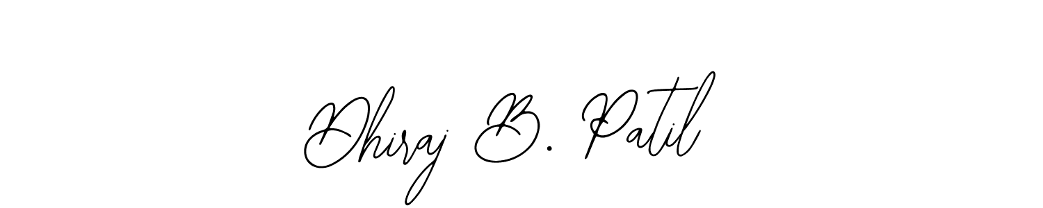 Make a short Dhiraj B. Patil signature style. Manage your documents anywhere anytime using Bearetta-2O07w. Create and add eSignatures, submit forms, share and send files easily. Dhiraj B. Patil signature style 12 images and pictures png