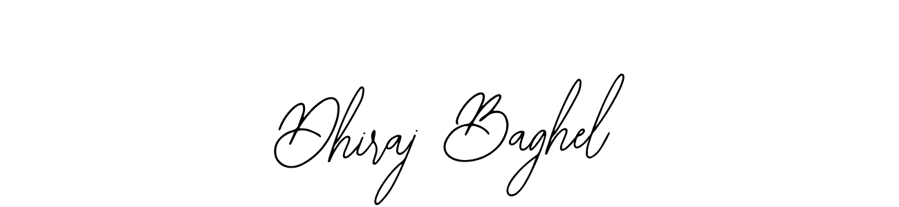 How to make Dhiraj Baghel signature? Bearetta-2O07w is a professional autograph style. Create handwritten signature for Dhiraj Baghel name. Dhiraj Baghel signature style 12 images and pictures png