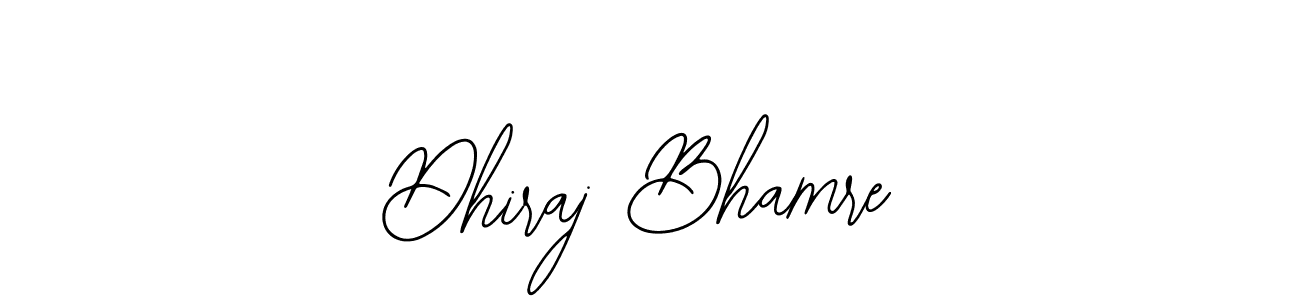 Also You can easily find your signature by using the search form. We will create Dhiraj Bhamre name handwritten signature images for you free of cost using Bearetta-2O07w sign style. Dhiraj Bhamre signature style 12 images and pictures png