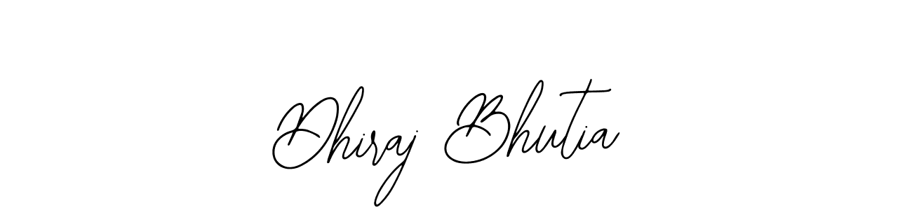 Also You can easily find your signature by using the search form. We will create Dhiraj Bhutia name handwritten signature images for you free of cost using Bearetta-2O07w sign style. Dhiraj Bhutia signature style 12 images and pictures png