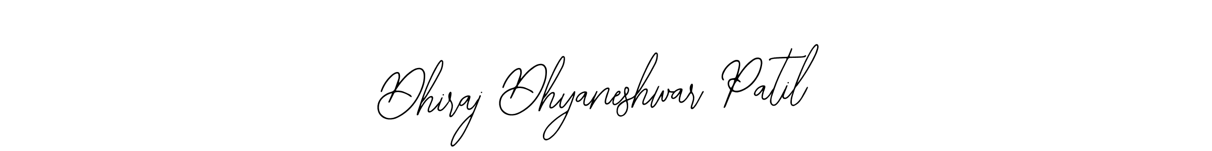 Use a signature maker to create a handwritten signature online. With this signature software, you can design (Bearetta-2O07w) your own signature for name Dhiraj Dhyaneshwar Patil. Dhiraj Dhyaneshwar Patil signature style 12 images and pictures png