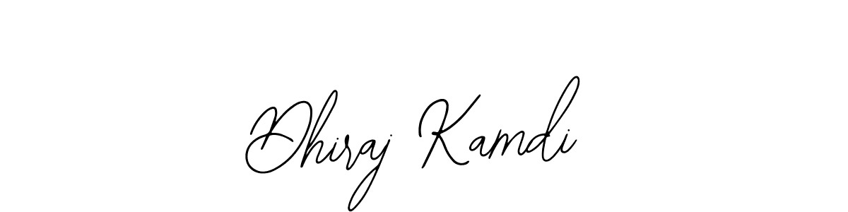 Also You can easily find your signature by using the search form. We will create Dhiraj Kamdi name handwritten signature images for you free of cost using Bearetta-2O07w sign style. Dhiraj Kamdi signature style 12 images and pictures png