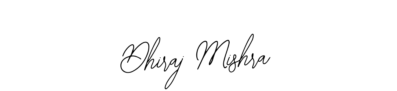 Make a beautiful signature design for name Dhiraj Mishra. With this signature (Bearetta-2O07w) style, you can create a handwritten signature for free. Dhiraj Mishra signature style 12 images and pictures png