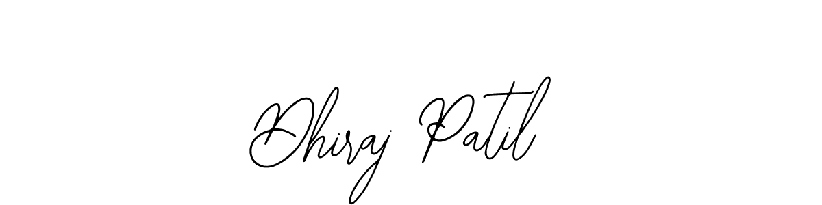 Create a beautiful signature design for name Dhiraj Patil. With this signature (Bearetta-2O07w) fonts, you can make a handwritten signature for free. Dhiraj Patil signature style 12 images and pictures png