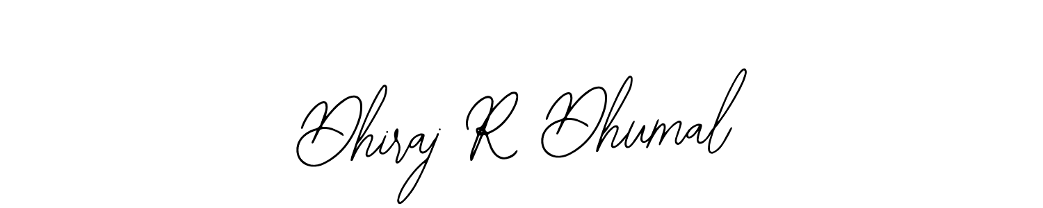 Bearetta-2O07w is a professional signature style that is perfect for those who want to add a touch of class to their signature. It is also a great choice for those who want to make their signature more unique. Get Dhiraj R Dhumal name to fancy signature for free. Dhiraj R Dhumal signature style 12 images and pictures png