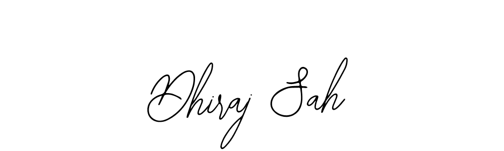 Make a beautiful signature design for name Dhiraj Sah. With this signature (Bearetta-2O07w) style, you can create a handwritten signature for free. Dhiraj Sah signature style 12 images and pictures png