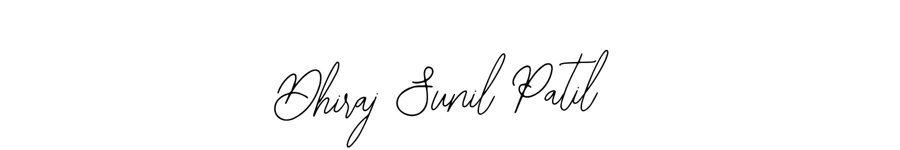Use a signature maker to create a handwritten signature online. With this signature software, you can design (Bearetta-2O07w) your own signature for name Dhiraj Sunil Patil. Dhiraj Sunil Patil signature style 12 images and pictures png