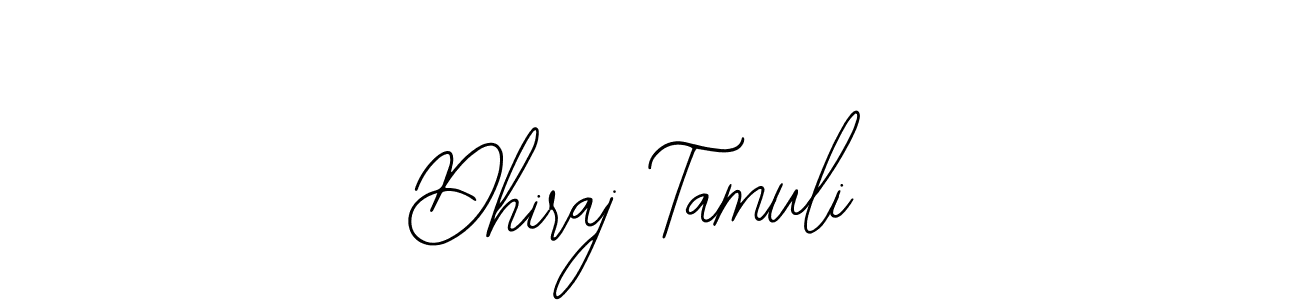 You can use this online signature creator to create a handwritten signature for the name Dhiraj Tamuli. This is the best online autograph maker. Dhiraj Tamuli signature style 12 images and pictures png