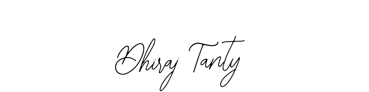 Design your own signature with our free online signature maker. With this signature software, you can create a handwritten (Bearetta-2O07w) signature for name Dhiraj Tanty. Dhiraj Tanty signature style 12 images and pictures png