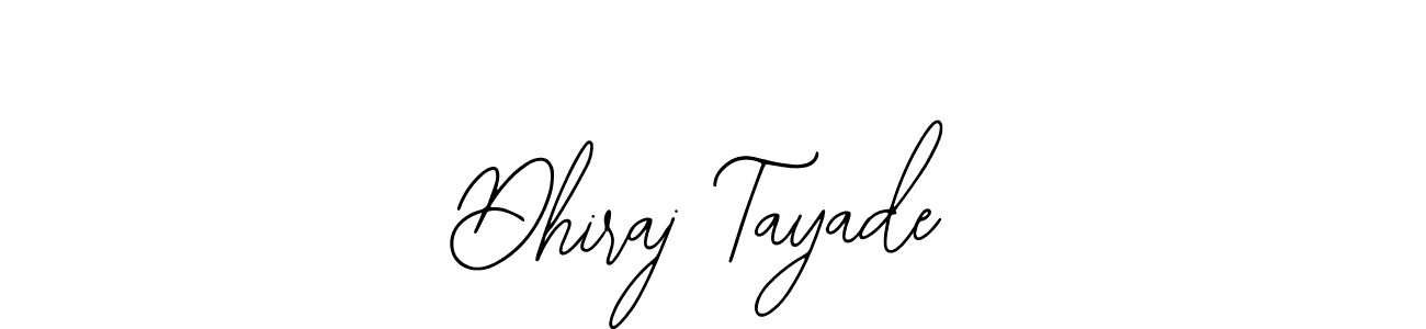 Make a beautiful signature design for name Dhiraj Tayade. With this signature (Bearetta-2O07w) style, you can create a handwritten signature for free. Dhiraj Tayade signature style 12 images and pictures png