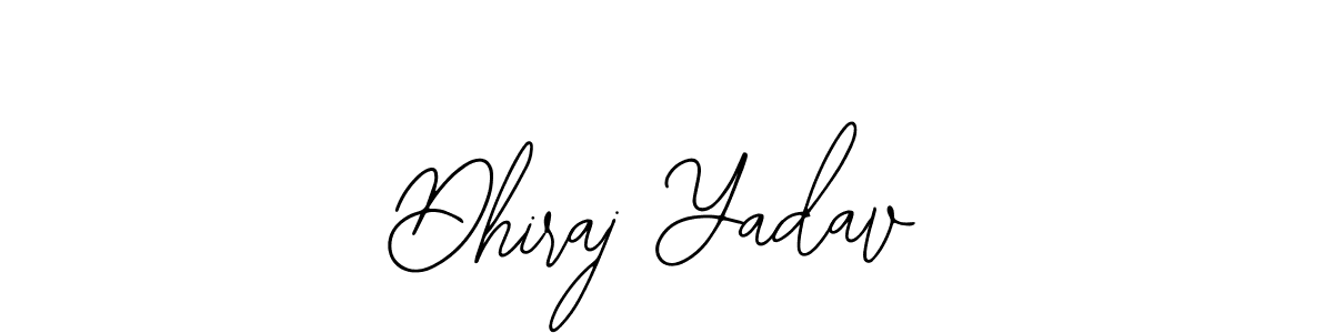 You can use this online signature creator to create a handwritten signature for the name Dhiraj Yadav. This is the best online autograph maker. Dhiraj Yadav signature style 12 images and pictures png