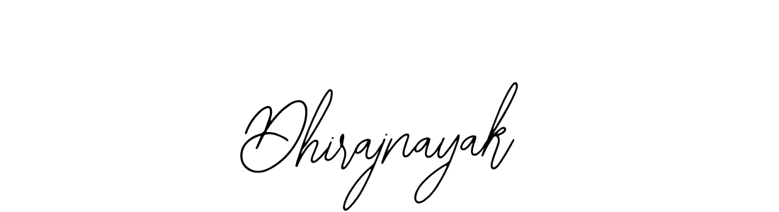 Use a signature maker to create a handwritten signature online. With this signature software, you can design (Bearetta-2O07w) your own signature for name Dhirajnayak. Dhirajnayak signature style 12 images and pictures png