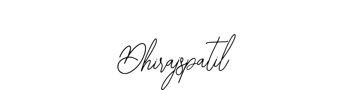 The best way (Bearetta-2O07w) to make a short signature is to pick only two or three words in your name. The name Dhirajspatil include a total of six letters. For converting this name. Dhirajspatil signature style 12 images and pictures png