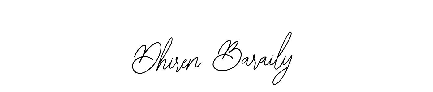 You can use this online signature creator to create a handwritten signature for the name Dhiren Baraily. This is the best online autograph maker. Dhiren Baraily signature style 12 images and pictures png