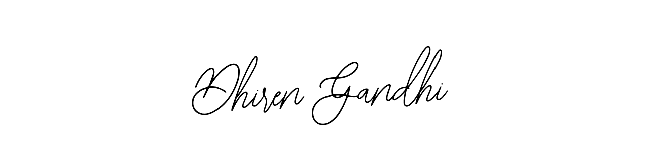 How to Draw Dhiren Gandhi signature style? Bearetta-2O07w is a latest design signature styles for name Dhiren Gandhi. Dhiren Gandhi signature style 12 images and pictures png