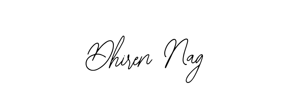 Make a beautiful signature design for name Dhiren Nag. Use this online signature maker to create a handwritten signature for free. Dhiren Nag signature style 12 images and pictures png