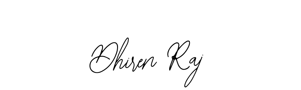Create a beautiful signature design for name Dhiren Raj. With this signature (Bearetta-2O07w) fonts, you can make a handwritten signature for free. Dhiren Raj signature style 12 images and pictures png