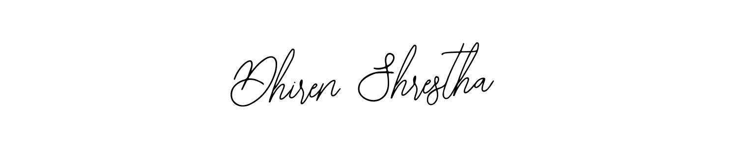 Make a beautiful signature design for name Dhiren Shrestha. Use this online signature maker to create a handwritten signature for free. Dhiren Shrestha signature style 12 images and pictures png
