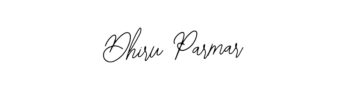 if you are searching for the best signature style for your name Dhiru Parmar. so please give up your signature search. here we have designed multiple signature styles  using Bearetta-2O07w. Dhiru Parmar signature style 12 images and pictures png