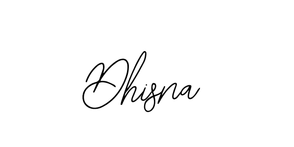 How to make Dhisna name signature. Use Bearetta-2O07w style for creating short signs online. This is the latest handwritten sign. Dhisna signature style 12 images and pictures png