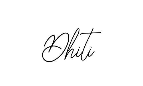 How to make Dhiti signature? Bearetta-2O07w is a professional autograph style. Create handwritten signature for Dhiti name. Dhiti signature style 12 images and pictures png