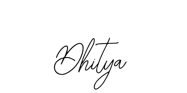 Create a beautiful signature design for name Dhitya. With this signature (Bearetta-2O07w) fonts, you can make a handwritten signature for free. Dhitya signature style 12 images and pictures png