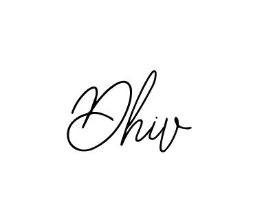 How to make Dhiv signature? Bearetta-2O07w is a professional autograph style. Create handwritten signature for Dhiv name. Dhiv signature style 12 images and pictures png
