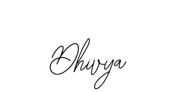 Use a signature maker to create a handwritten signature online. With this signature software, you can design (Bearetta-2O07w) your own signature for name Dhivya. Dhivya signature style 12 images and pictures png