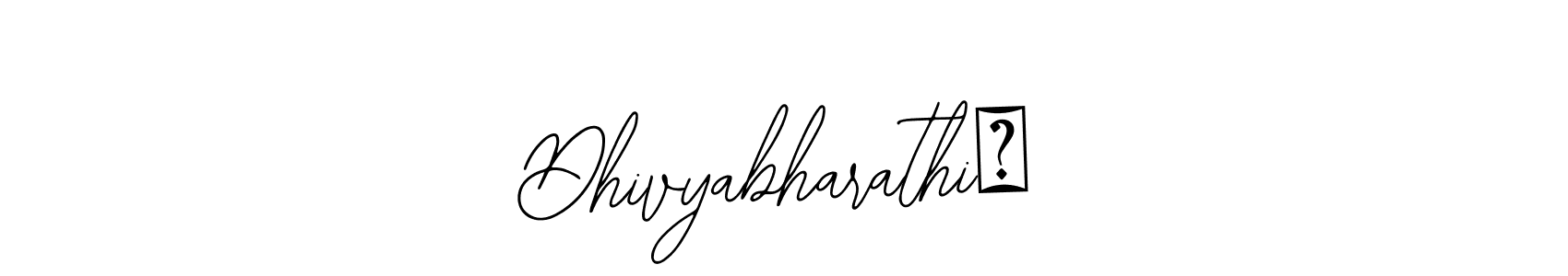 How to Draw Dhivyabharathi​ signature style? Bearetta-2O07w is a latest design signature styles for name Dhivyabharathi​. Dhivyabharathi​ signature style 12 images and pictures png